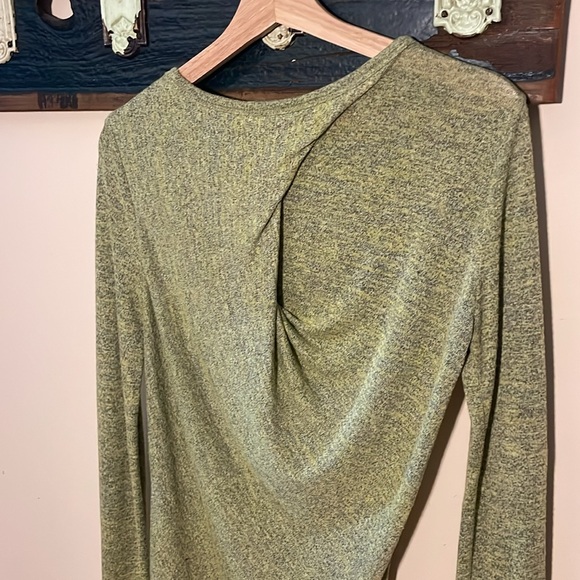 T Alexander Wang Marled Drape Back Mini Dress Tunic Size Small - Picture 11 of 16